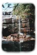 Water fall and swimming hole Cleanskin Gorge